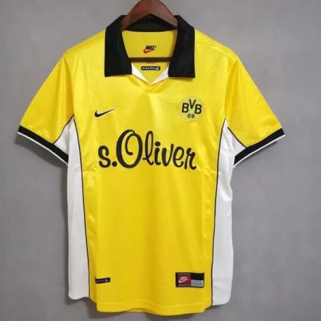Retro Borussia Dortmund Hjemmebanetrøje Fodboldtrøje 1998