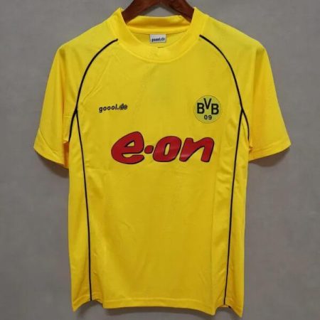 Retro Borussia Dortmund Hjemmebanetrøje Fodboldtrøje 2002
